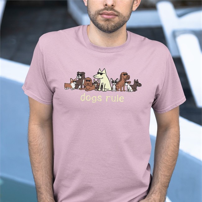 Offical Dogs Rule Shirts Light Blue Dark 53 Shades Of Fruit Kace Fruitkace
