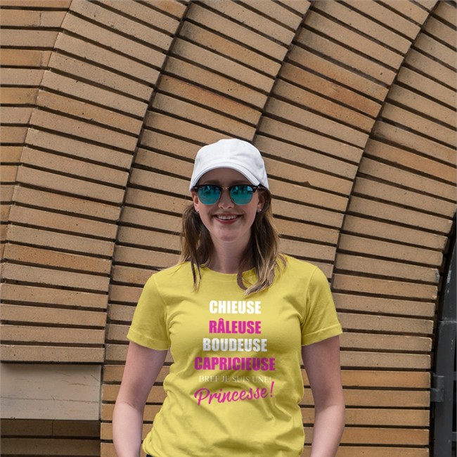 Goustan Le Cruel Chieuse Râleuse Boudeuse Capricieuse Bref Je Suis Une Princesse T Shirt Niemesia