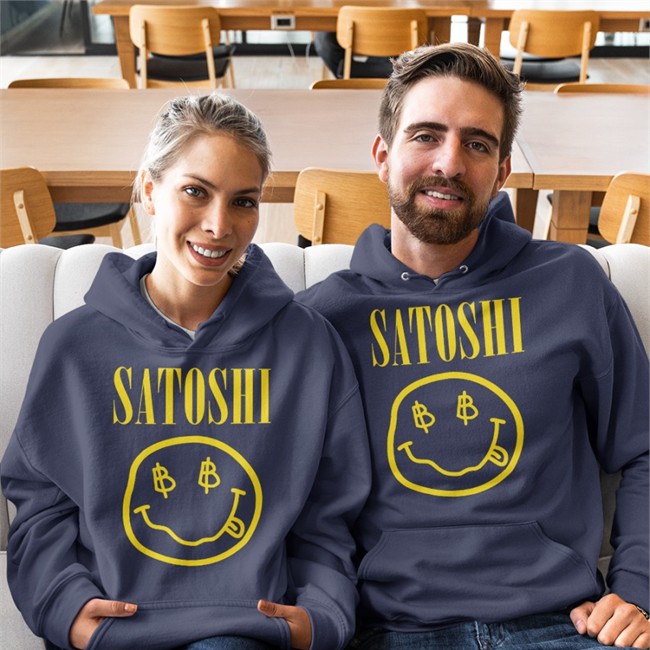 Satoshi Smiley T Shirt Max Keiser