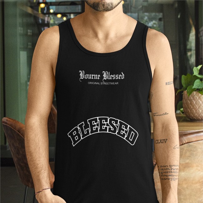 Bourne Drip Merch Bourne Blessed Original Streetwear Blessed Limited Shirt Black Kendrick Bourne Poly