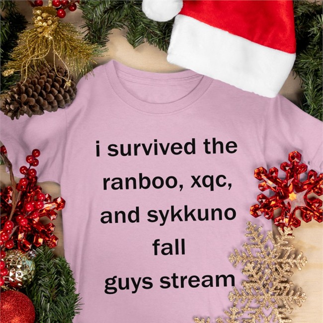 Shiloh Riddleranboo I Survived The Ranboo Xqc And Sykkuno Fall Guys Stream Shirt