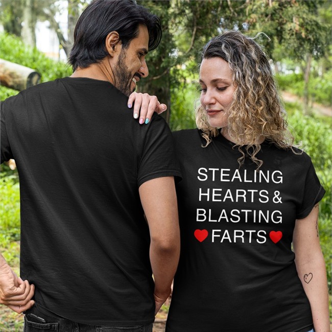 Shirts That Go Hard Merch Stealing Hearts & Blasting Farts Tee Shirt Shirtsthtgohard