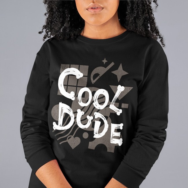 Cool Dude Long Sleeve T Shirt Fangamer Merch Cool Dude Hoodie Black