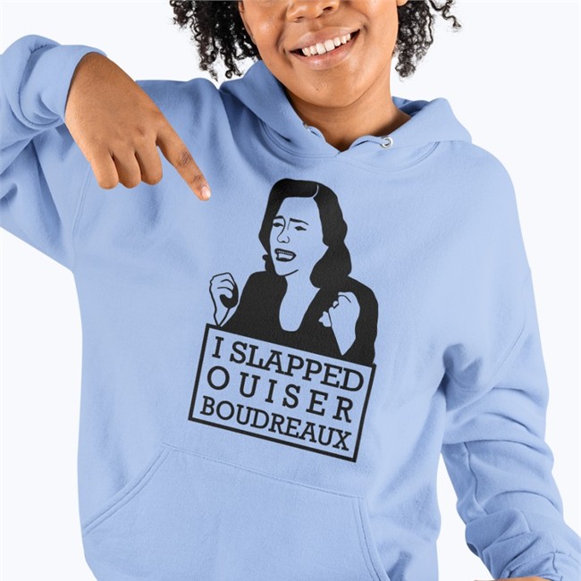 I Slapped Ouiser Boudreaux Long Sleeve Shirt Iabearbussy
