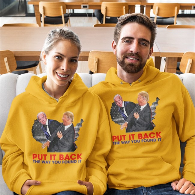 Put It Back The Way You Found It Trump And Biden Shirt