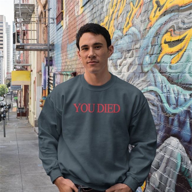 Mark Zimmerman You Died Tee Dark Heather