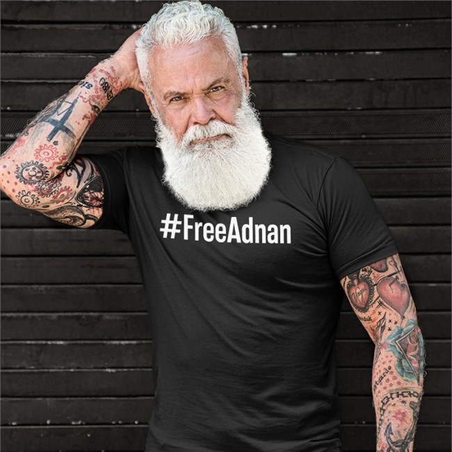#FreeAdnan Shirt Benjamin G. Bruening #FreeAdnan Tee Shirt Rabia O'chaudry
