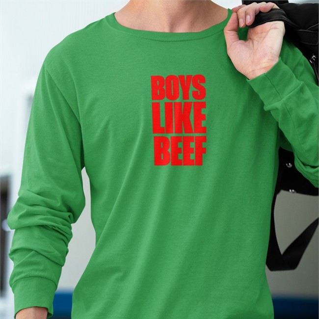 Boys Life Beef MJsaysthings Tee Light Pink