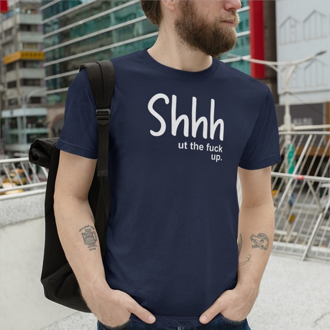 Shhhut The Fuck Up Hat Weird Thrift Store Shirts Black
