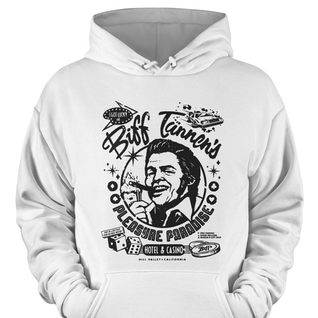 Biff Tannen's Pleasure Paradise Long Sleeve Shirt Fright-Rags Merch Biff Tannen's Pleasure Paradise Long Sleeve Shirt