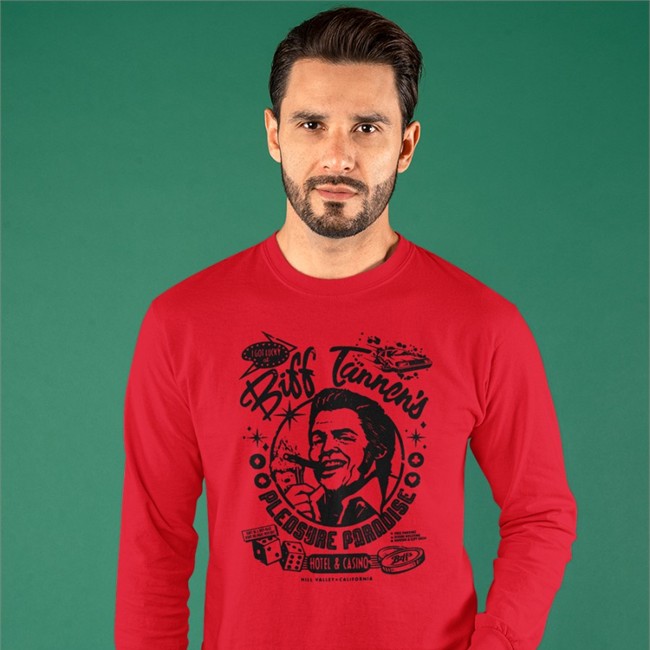 Biff Tannen's Pleasure Paradise Long Sleeve Shirt Biff Tannen's Pleasure Paradise Shirt