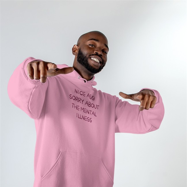 Nice Ass Sorry About The Mental Illness Shirts Shirtsthtgohard Light Pink Official Nice Ass Sorry About The Mental Illness Shirt Shirtsthtgohard