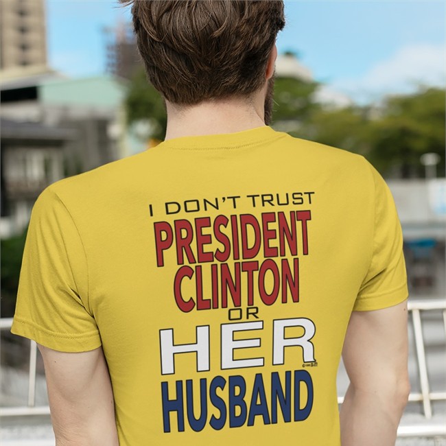 Garbage Ape I Dont' Trust President Clinton Or Her Husband Shirt Dr Timeline Dr Timeline I Dont' Trust President Clinton Or Her Husband Sweatshirt Garbage Ape