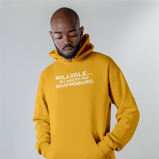 Colin Dunlap Millvale At Least It’S Not Shaprsburg Long Sleeve Millvale At Least It’S Not Shaprsburg Hoodies Colin Dunlap