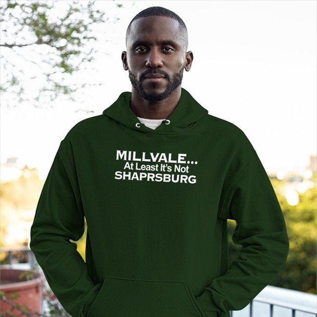 Colin Dunlap Millvale At Least It’S Not Shaprsburg Long Sleeve Millvale Days Millvale At Least It’S Not Shaprsburg Shirt