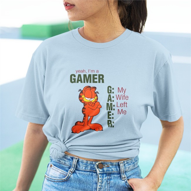 Garfield Yeah I'm A Gamer My Wife Left Me Hoodies Shirts That Go Hard Garfield Yeah I'm A Gamer My Wife Left Me T Shirt Shirts That Go Hard