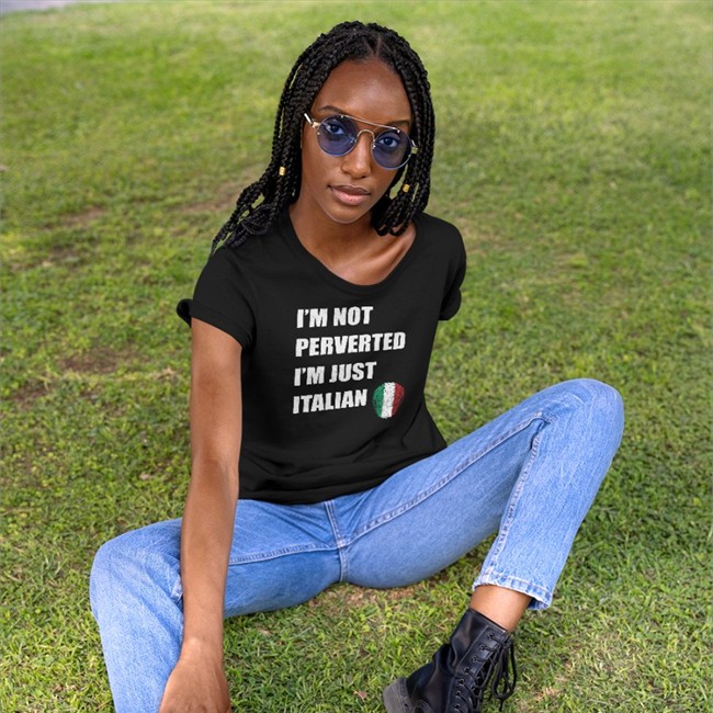 Lord Miles Routledge Adventures I'm Not Perverted I'm Just Italian Sweatshirt Real Lord Miles