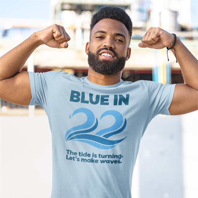 Blue In 22 The Tide Is Turning Let's Make Waves Shirts Aaron Black Blue In 22 The Tide Is Turning Let's Make Waves Sweatshirt Aaron Black