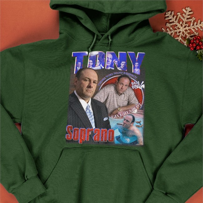 Tony Soprano Those Who Want Respect Give Respect Ofical Long Sleeve Black Sopranos Central OrangePeelbeef