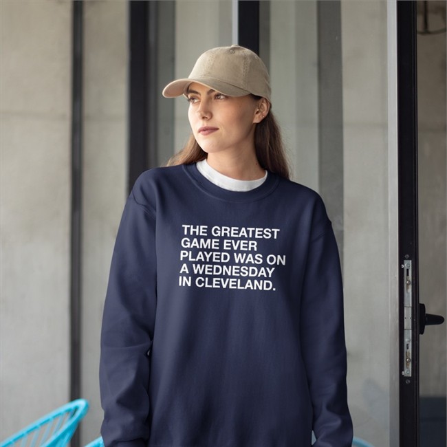 Obvious Shirts Shop The Greatest Game Ever Played Was On A Wednesday In Cleveland Long Sleeve South Bend Cubs Obvious Shirts Shop The Greatest Game Ever Played Shirt South Bend Cubs