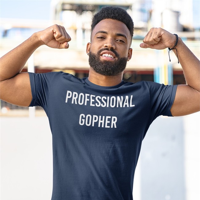 Professional Gopher T Shirt Dark