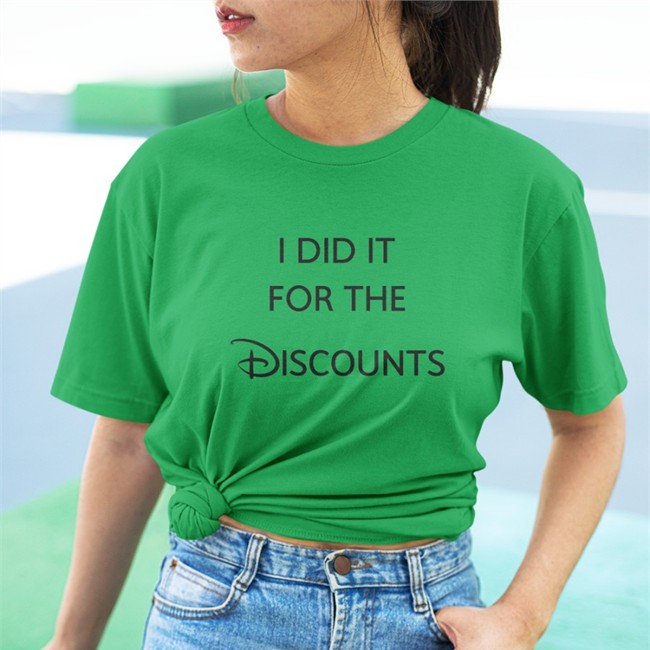Joey Jones I Did It For The Discounts Shirt