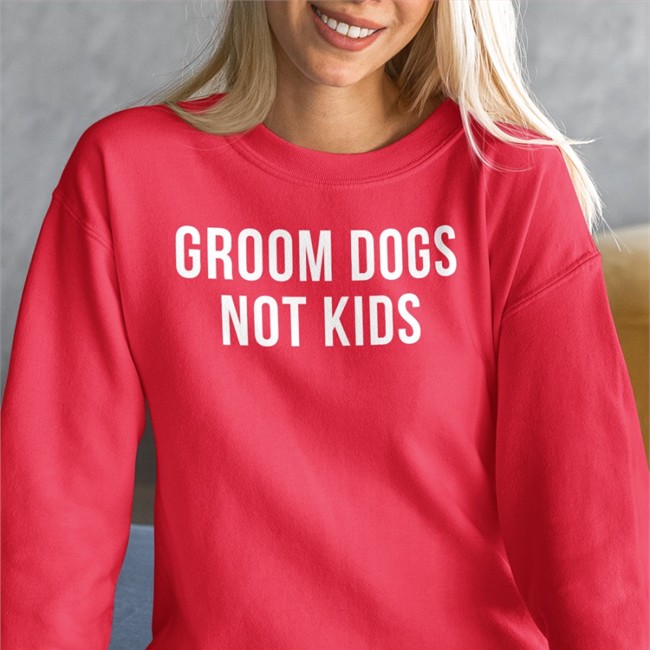 Groom Dogs Not Kids Hoodie Lgb Mariopresentsofficial Pissoffnow77