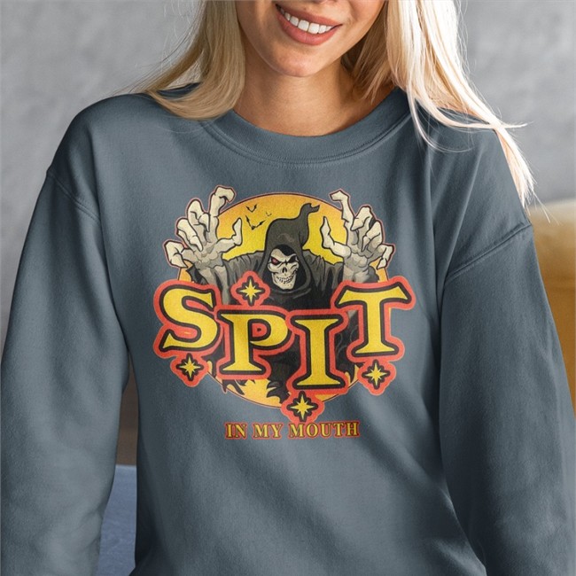 Spit In My Mouth Hoodie Black