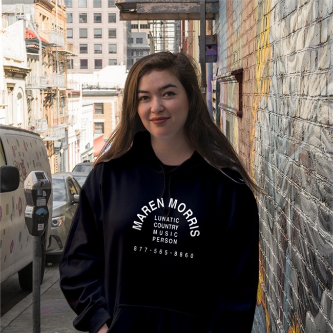 Lunatic Country Music Person 877-565-8860 Hoodie