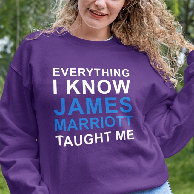 James Marriott Everything I Know James Marriott Taught Me Tee Shirt JamesMarriottYT