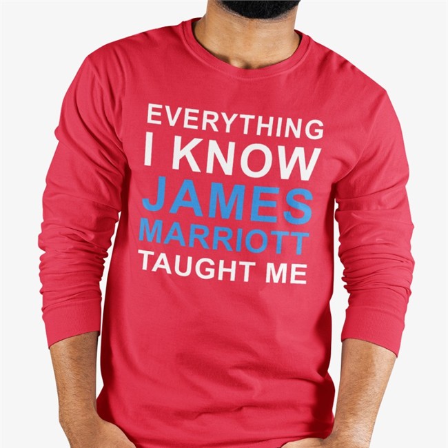 Everything I Know James Marriott Taught Me Tee Shirt Everything I Know James Marriott Taught Me Shirts JamesMarriottYT