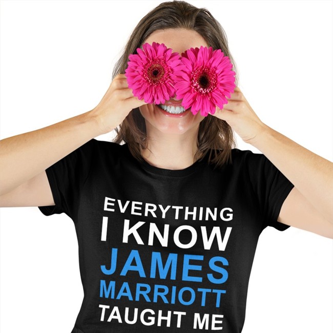 Everything I Know James Marriott Taught Me Tee Shirt Everything I Know James Marriott Taught Me Tee Shirt