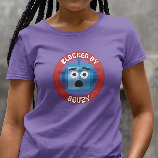Blocked By Bouzy T Shirt Black