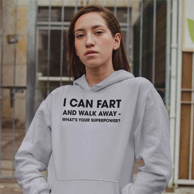 Mil I Can Fart And Walk Away What’S Your Superpower Shirt Mil I Can Fart And Walk Away What’S Your Superpower Hooded Sweatshirt Shinlchiro