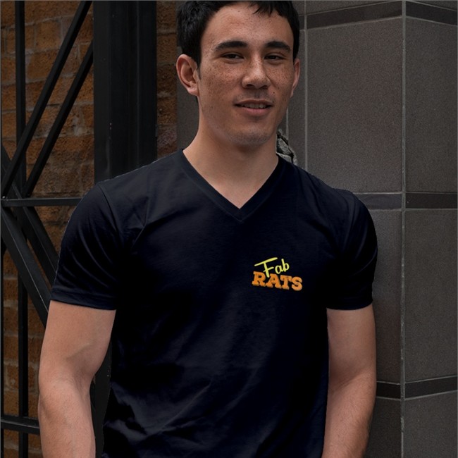 Fab Rats Original Welder Rat Logo Shirt 2022 Dark Heather