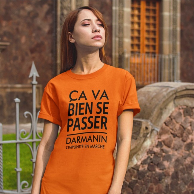 Pauline Rapilly Ferniot Ca Va Bien Se Passer Darmanin L'impunité En Marche T-Shirt