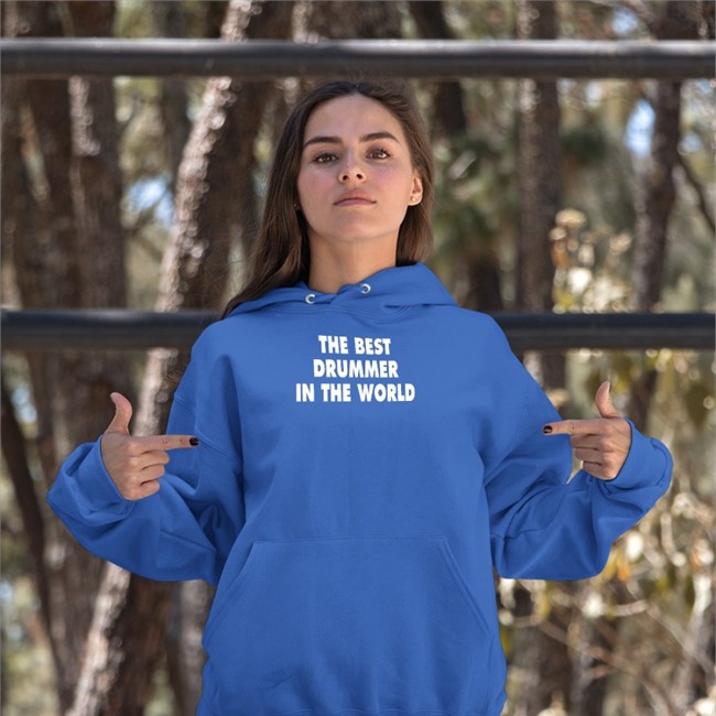 The Best Drummer In The World Crewneck Sweatshirt Maneskinofficial