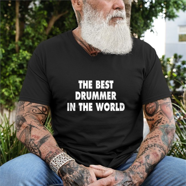 The Best Drummer In The World Tee Maneskinofficial Maneskinofficial The Best Drummer In The World T Shirt Ethan Torchio