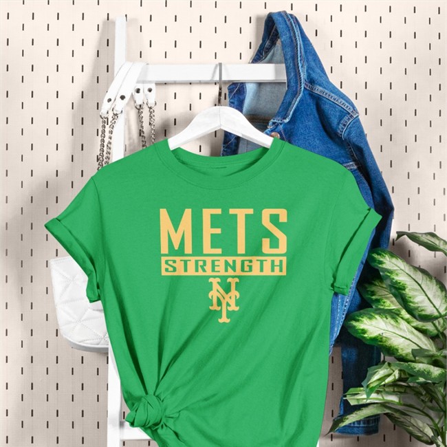 Mets Strength New York Mets Shirts Grey We Gotta Believe Mets Strength New York Mets Hooded Sweatshirt Grey We Gotta Believe