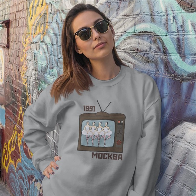 1991 Mockba Moscow'91 T Shirt By Soviet Visuals