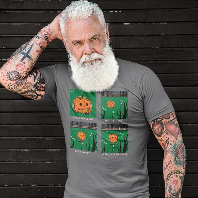 No One Picked Him But It's Okay Don't Worry He Will Pick Himself Up Tee Titsay Halloween