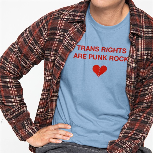 Trans Rights Are Punk Rock Sweatshirts Tate Logan