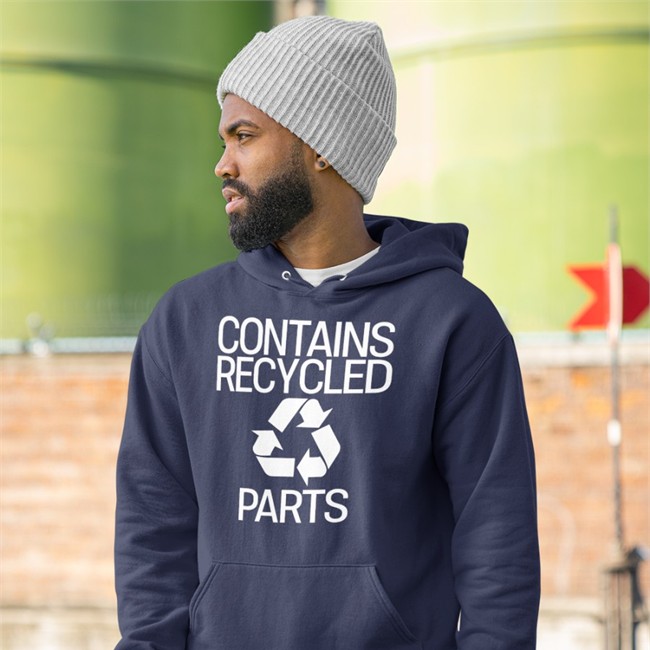 Upbeatskeletor Contains Recycled Parts T Shirt Daddy Bones