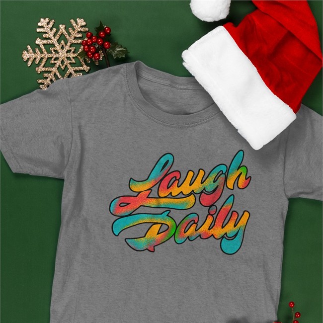 Colorful Laugh Daily Crewneck Sweatshirt