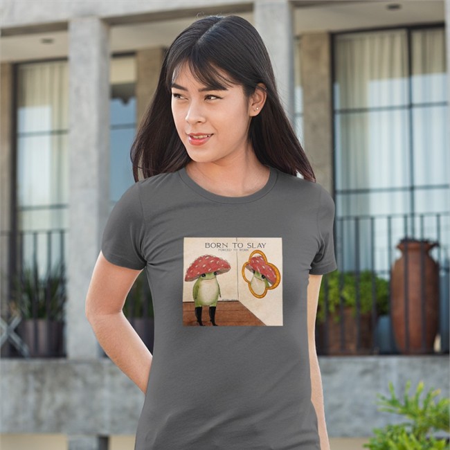 Born To Slay Forced To Work T Shirt
