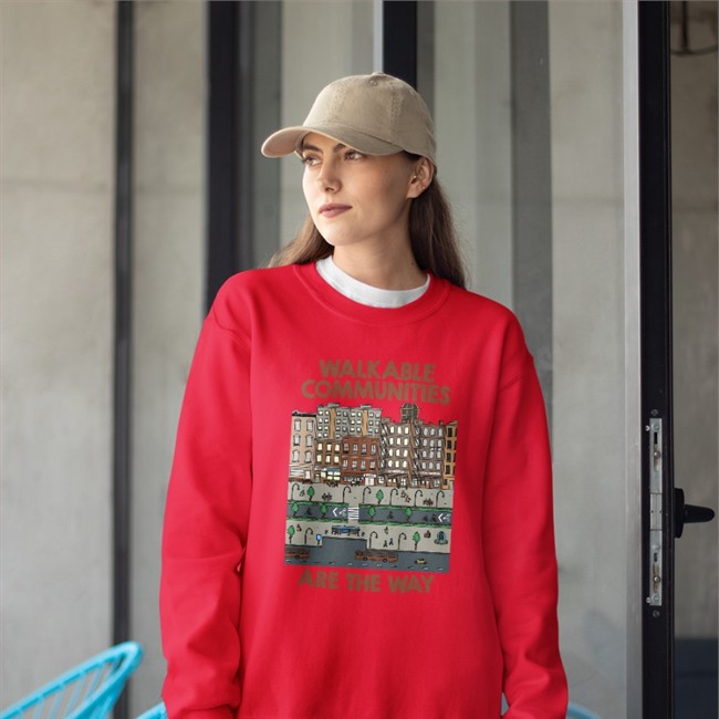 Walkable Communities Are The Way Shirt White