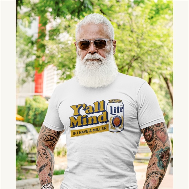 Miller Lite X Caucasian James Y'all Mind If I Have A Miller Hoodie Caucasianjamesclothing