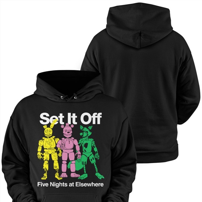 Set It Off Five Nights At Elsewhere Shirts Mr Clay1983 Set It Off Five Nights At Elsewhere T Shirts Set It Off Merch Mr Clay1983