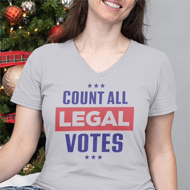 Johnrockshomes John M. Cameron Count All Legal Votes hoodie White