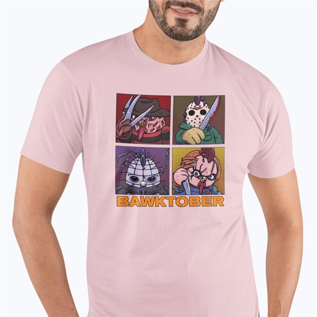 Bawkba Shop Chicken Slashers Bawktober T-Shirt Bawkbasoup Bawkba Shop Chicken Slashers Bawktober Shirt Bawkbasoup